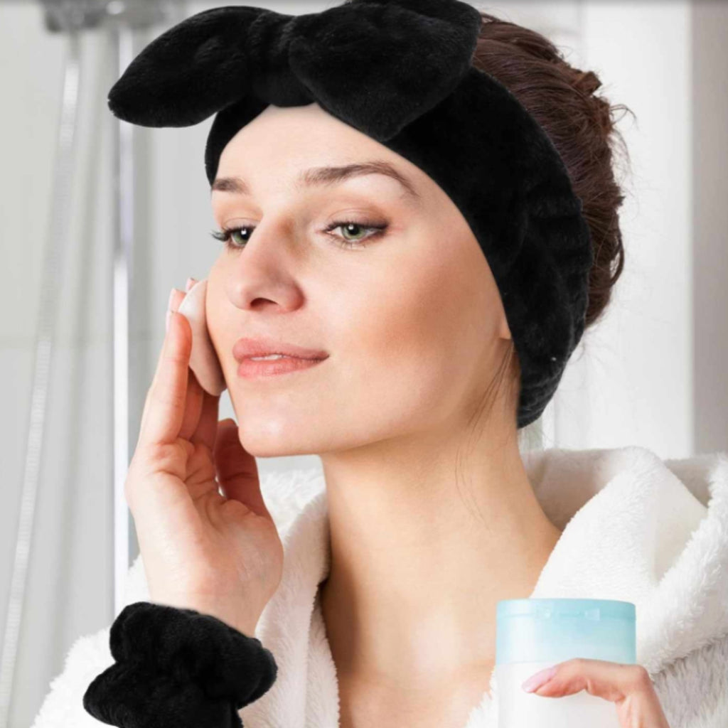 Spa Headband & Wristbands Set